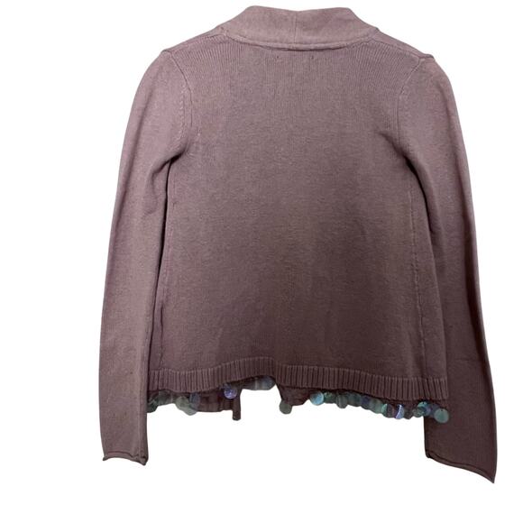 Gap Big Kid Embellished Girls Open Front Cardigan Sz L - Picture 4 of 10